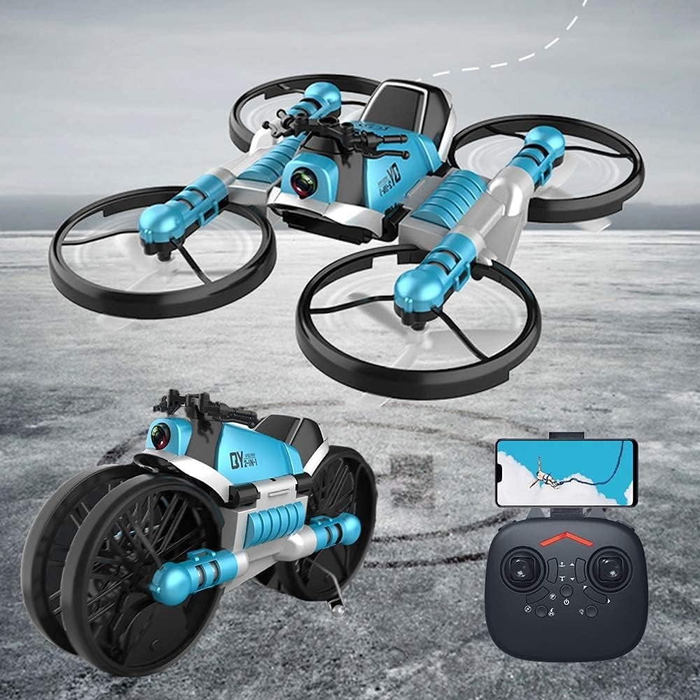 Drone Moto 2 en 1 Radiocommandé - RC Télécommandé