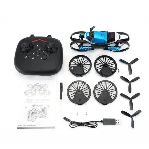 Drone Moto 2 en 1 Radiocommandé - RC Télécommandé