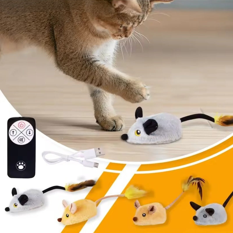 Souris Télécommandée (Jouet pour Chat) - RC Télécommandé