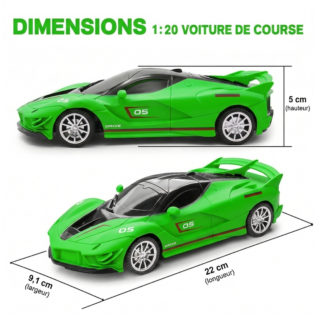 Voiture Télécommandée Verte