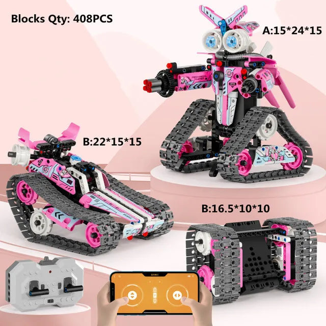Kit Robot Tank 3 en 1 Télécommandé - RC Télécommandé