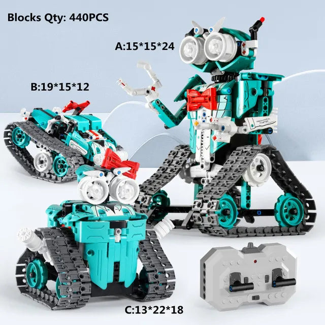 Kit Robot Tank 3 en 1 Télécommandé - RC Télécommandé