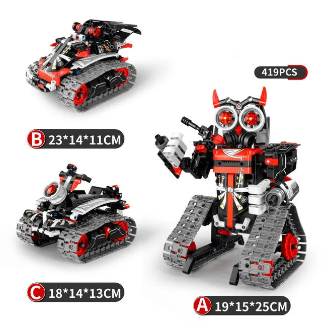 Kit Robot Tank 3 en 1 Télécommandé - RC Télécommandé