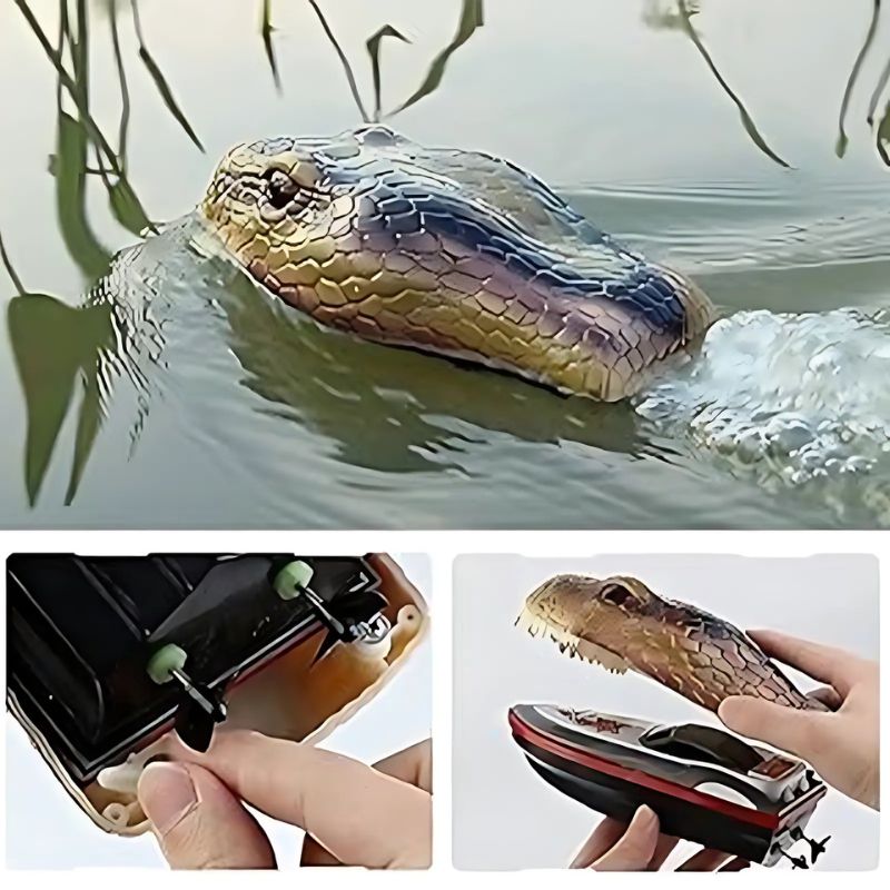Bateau 2 en 1 Tête de Serpent rc - RC Télécommandé