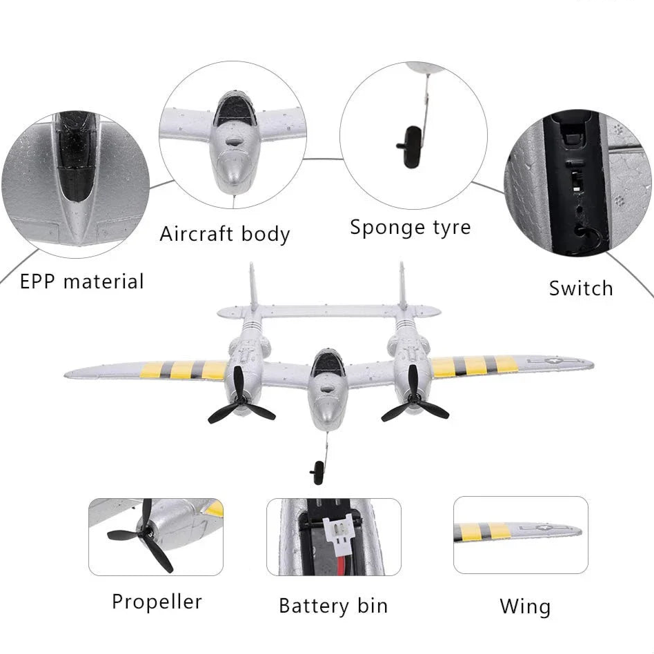 Avion Télécommandé pour Débutant - RC Télécommandé