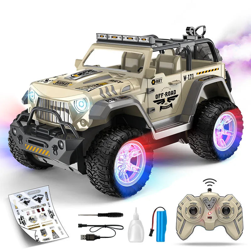 Voiture Rose Télécommandée Tout-Terrain - RC Télécommandé