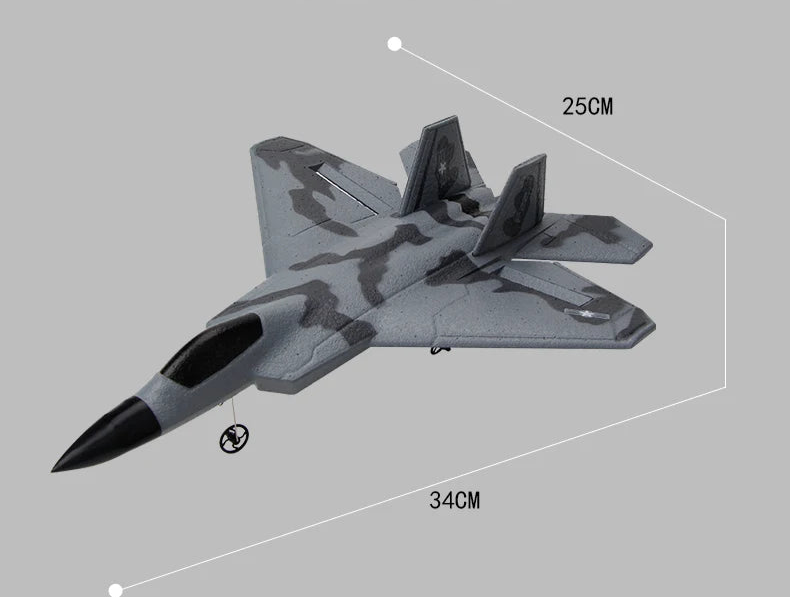 Jouet Avion Militaire RC - RC Télécommandé