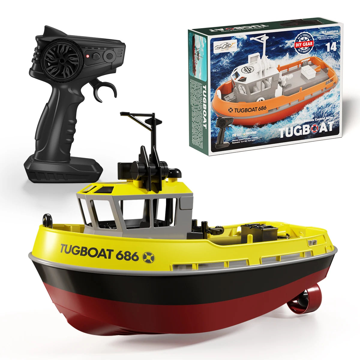 Bateau Remorqueur Télécommandé - RC Télécommandé