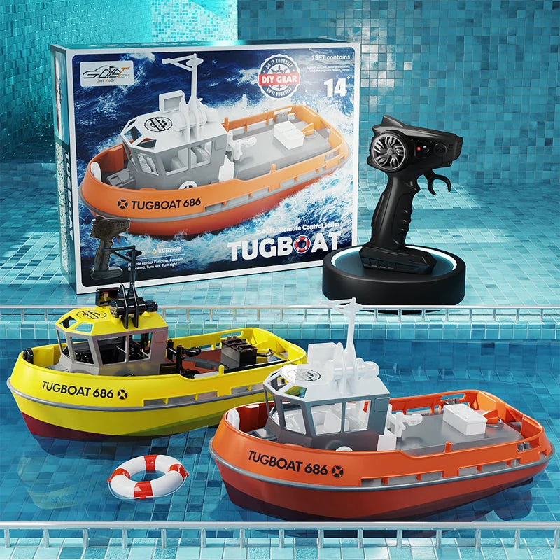 Bateau Remorqueur Télécommandé - RC Télécommandé