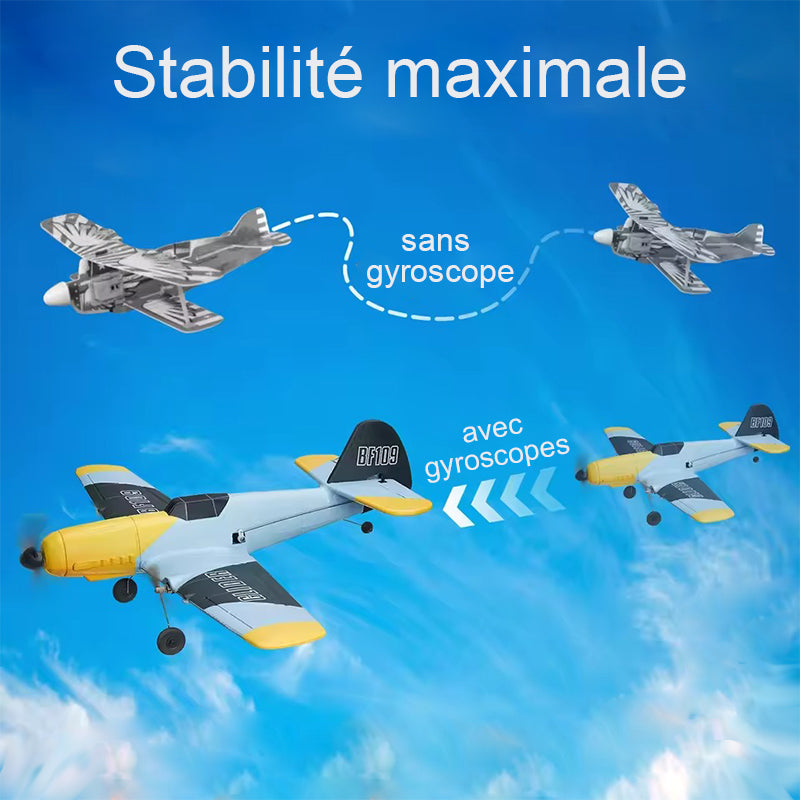 Avion de Chasse BF109 Radiocommandé - RC Télécommandé