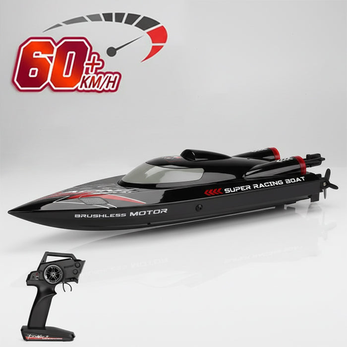 PENGBU Bateau RC 1:16 – 28 Km/h – 2 Batteries – Double Étanchéité – Portée 150 M – Pilotage Auto – Cadeau Enfant 6-8 Ans – Lac Et Piscine