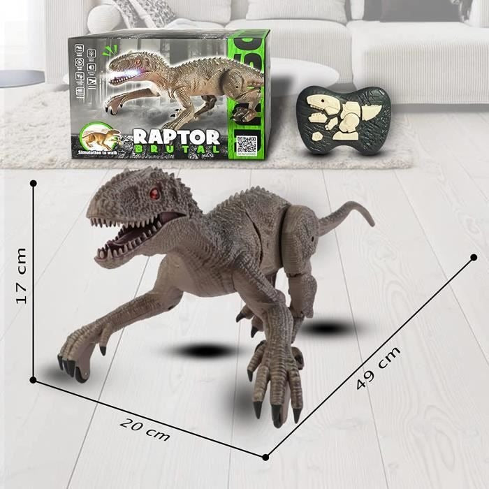 Dinosaure Raptore Radiocommandé - RC Télécommandé