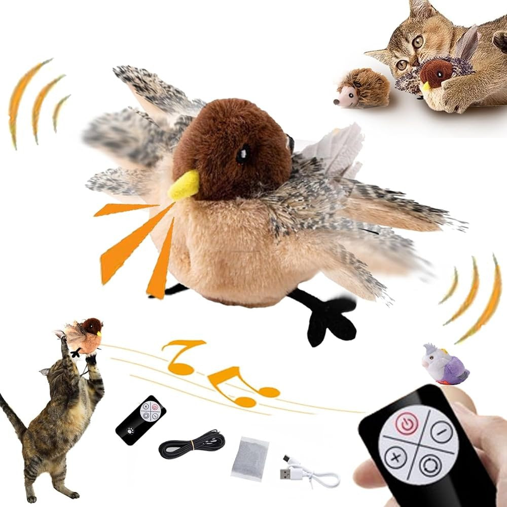 Oiseau Télécommandé (Jouet pour Chat) - RC Télécommandé