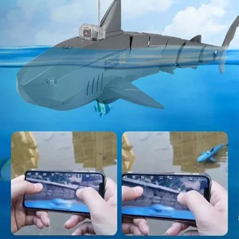 Robot Poisson Télécommandé avec Caméra - RC Télécommandé