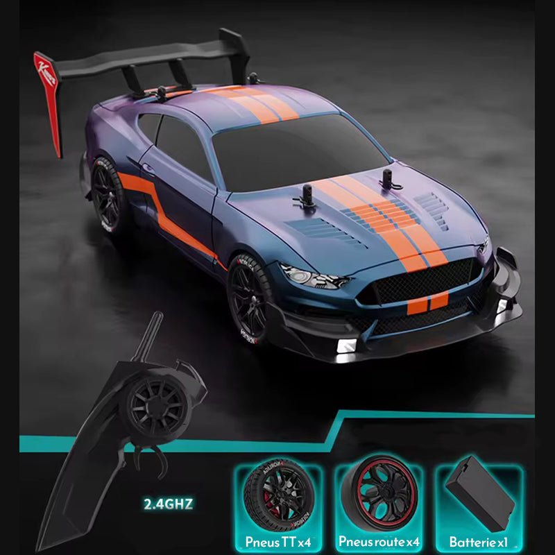 Voiture RTR Mustang pour Drift Radiocommandée - RC Télécommandé