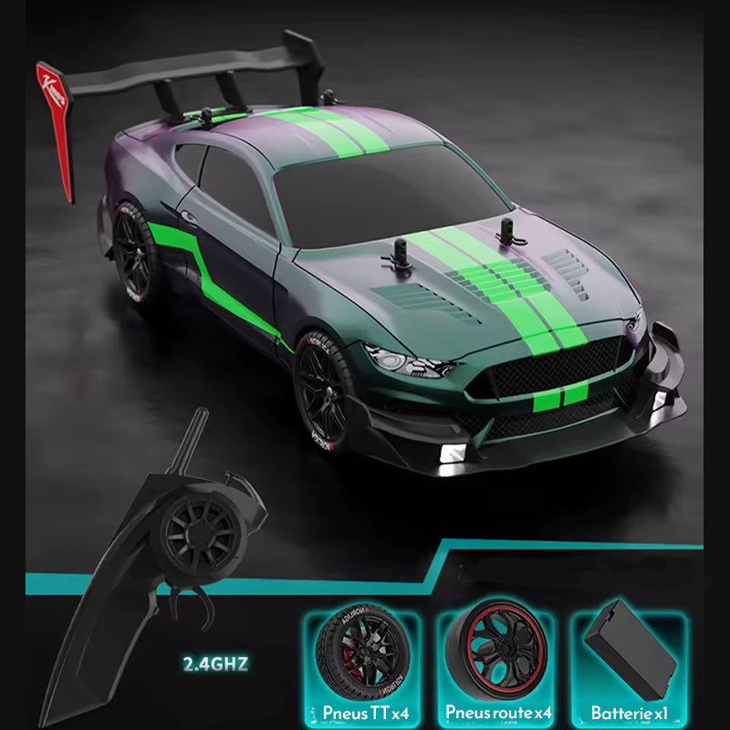 Voiture RTR Mustang pour Drift Radiocommandée - RC Télécommandé