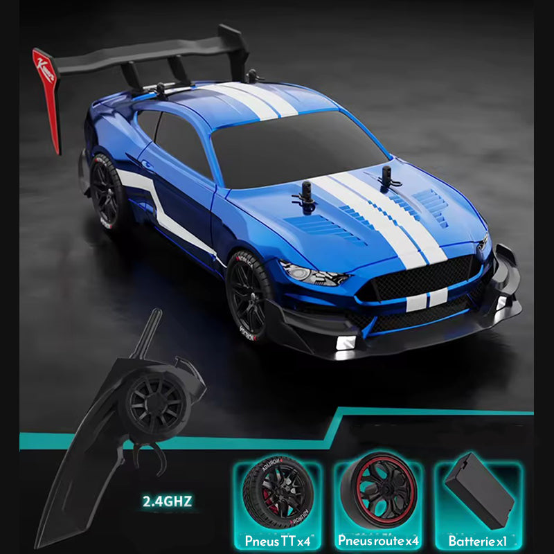 Voiture RTR Mustang pour Drift Radiocommandée - RC Télécommandé
