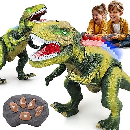 Dinosaure T-Rex Lumineux Télécommandé - RC Télécommandé