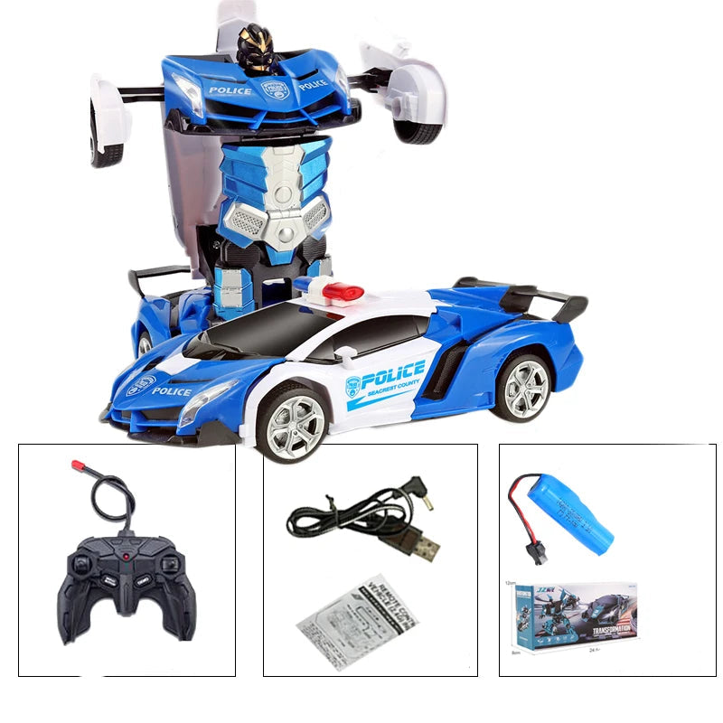 Robot Voiture 2 en 1 Radiocommandé - RC Télécommandé