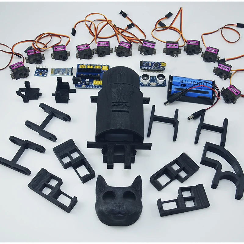 Chat Robot Bionique en Kit (Programmation Open Source) - RC Télécommandé