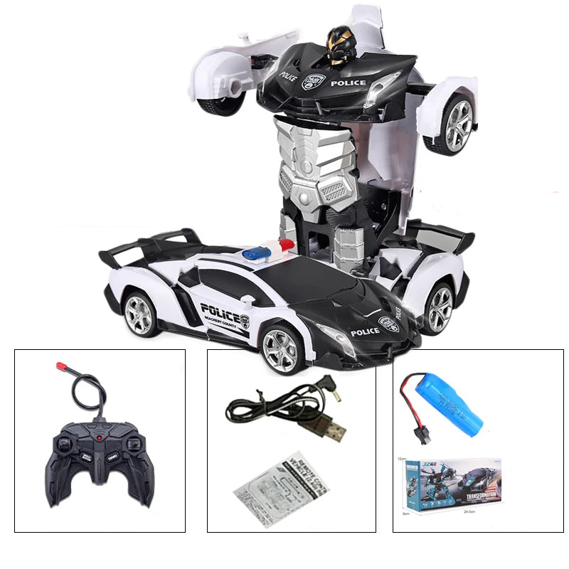 Robot Voiture 2 en 1 Radiocommandé - RC Télécommandé