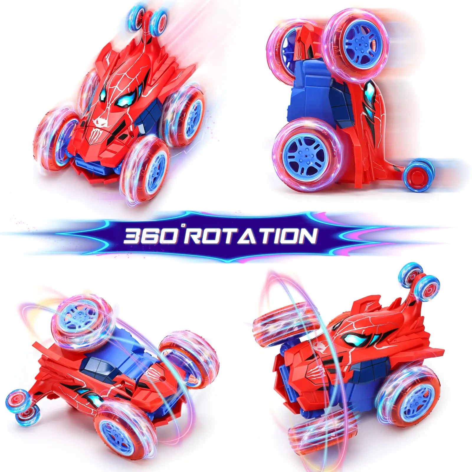 Voiture Télécommandée Lumineuse Spiderman - RC Télécommandé