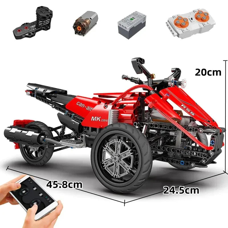 Moto RC à Construire - RC Télécommandé