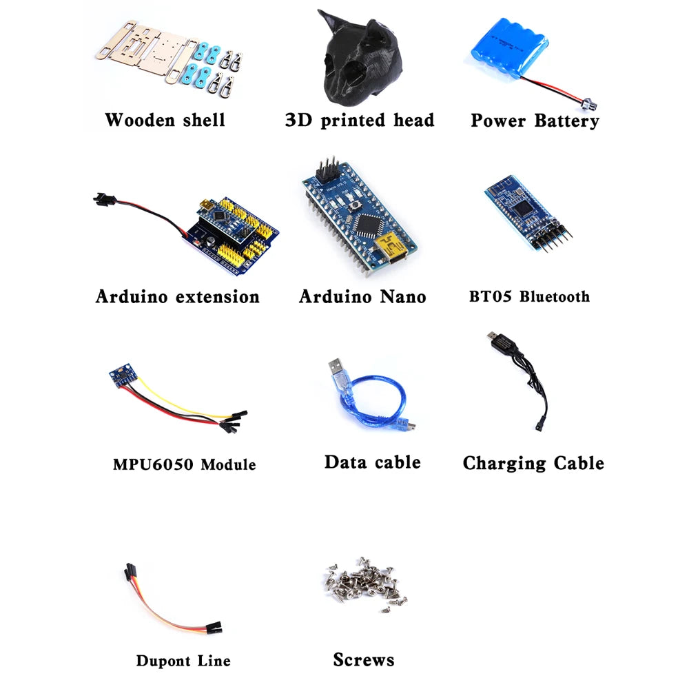 Robot Chat en Kit Programmable - RC Télécommandé