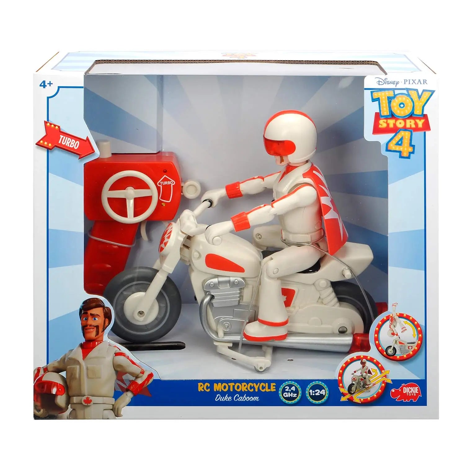 Moto Télécommandée pour Enfant - Duke Caboom - RC Télécommandé