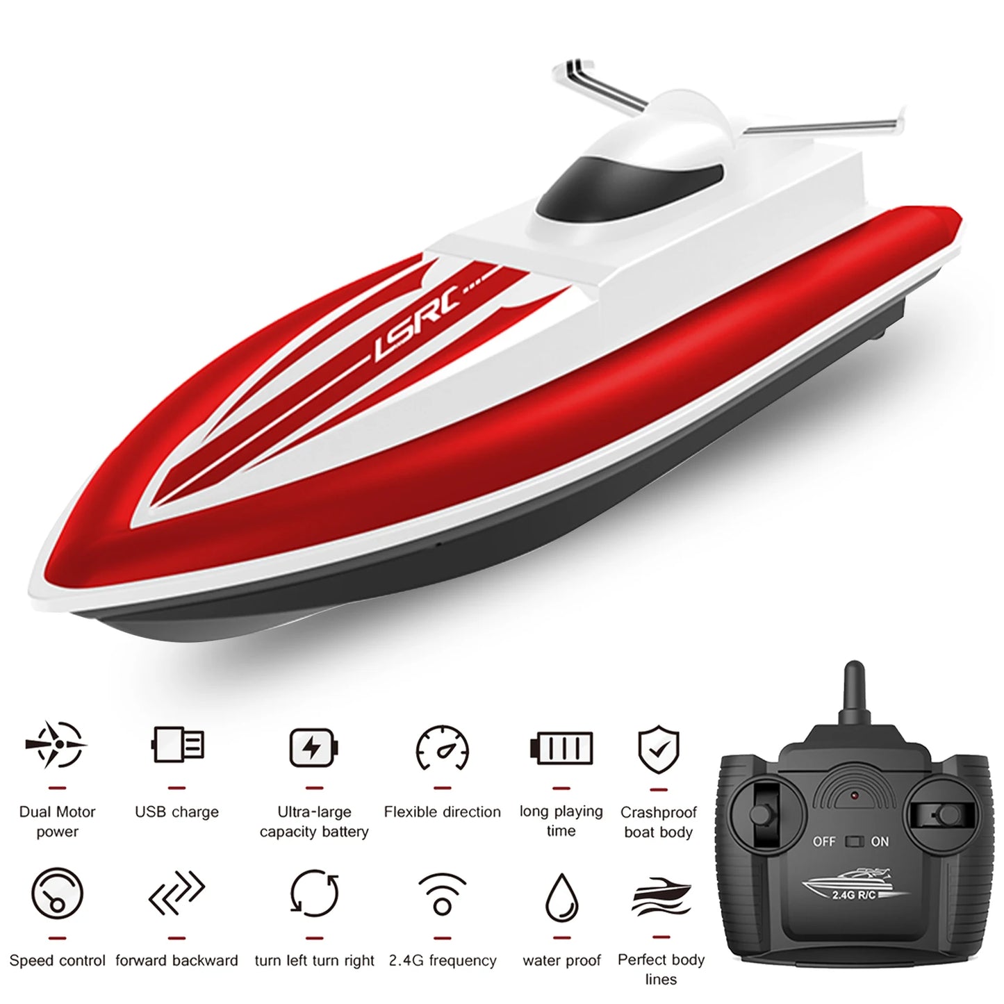 Bateau Racing Télécommandé - RC Télécommandé