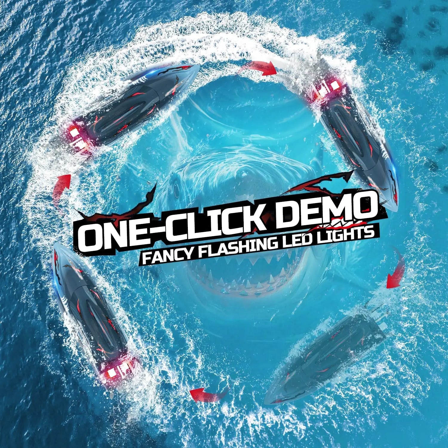 Bateau Requin RC Ultra Rapide - RC Télécommandé