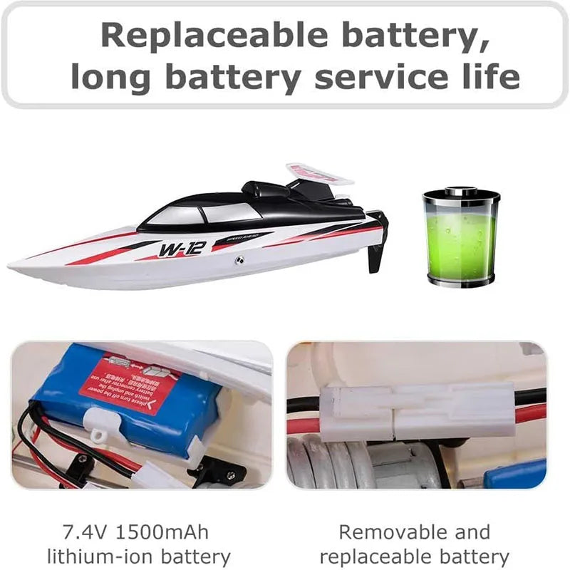 Bateau de Course Télécommandé - RC Télécommandé