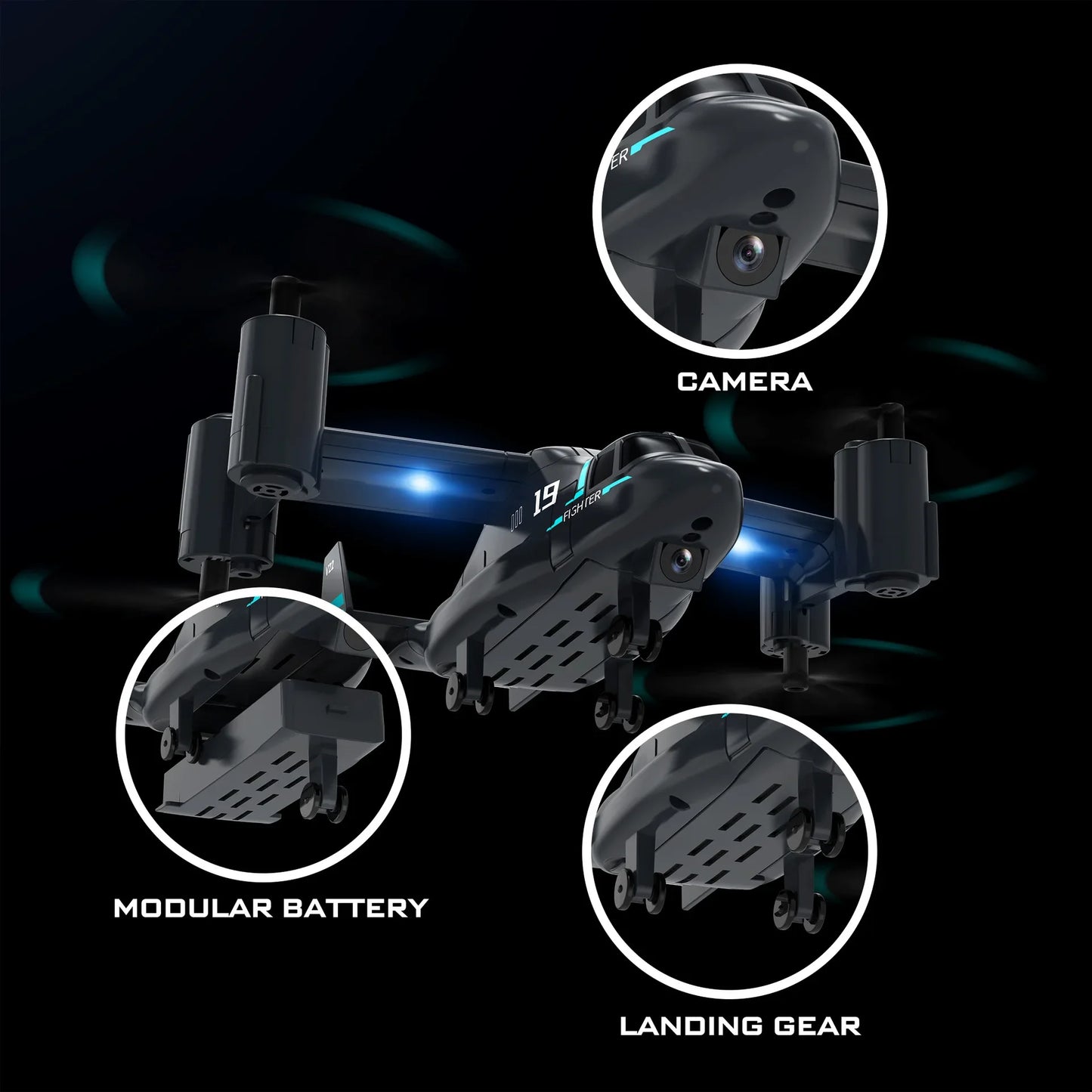 Hélicoptère Drone - RC Télécommandé