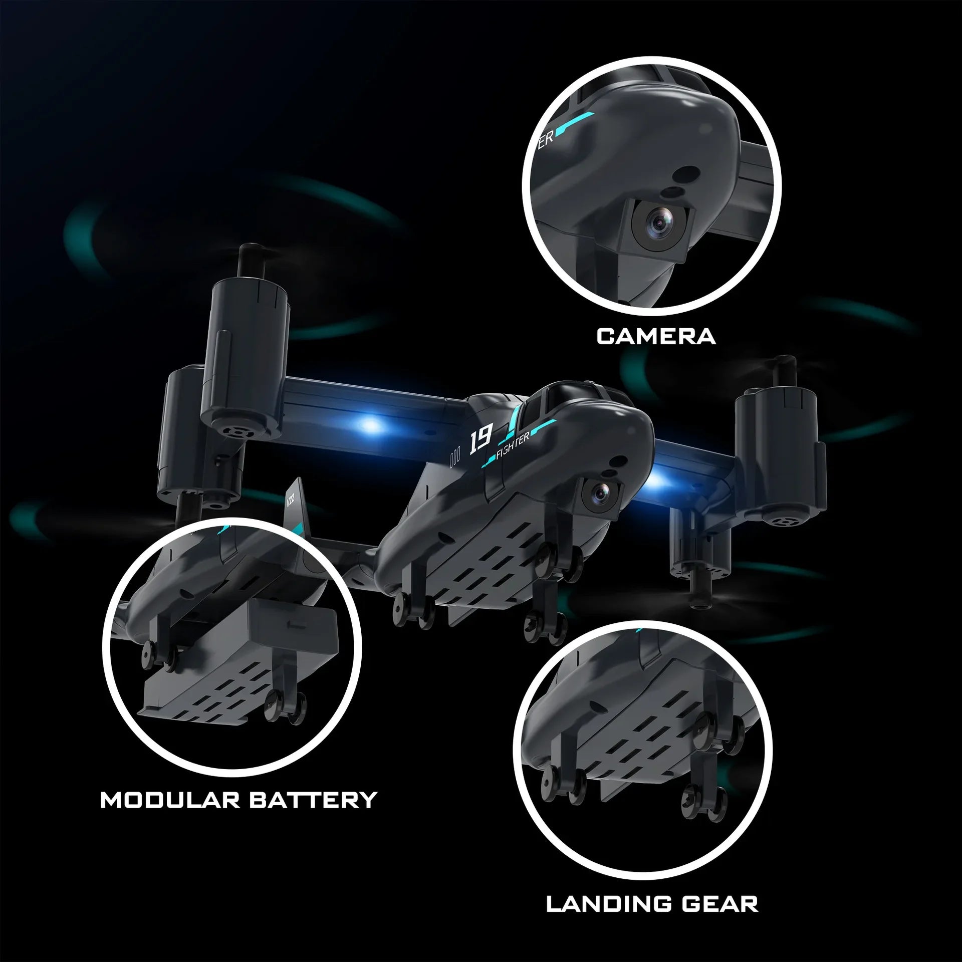 Hélicoptère Drone - RC Télécommandé