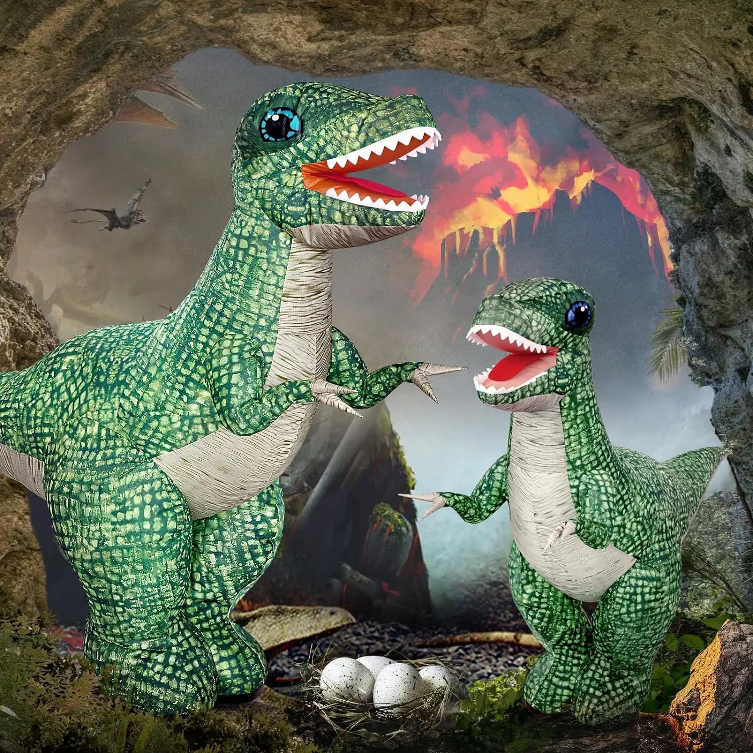 Dinosaure Gonflable Géant Télécommandé - RC Télécommandé