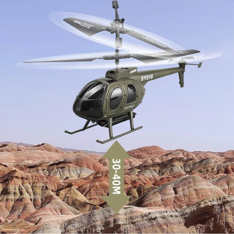 Jouet Hélicoptère Militaire RC - RC Télécommandé