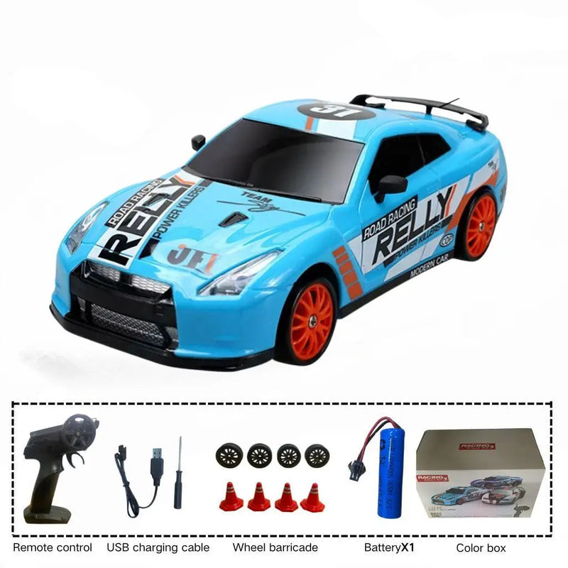 Voiture Nissan GT-R pour Rallye Radiocommandée - RC Télécommandé