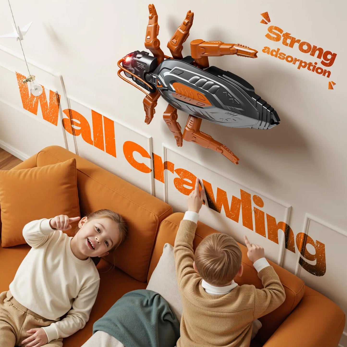 Insecte Télécommandé qui Grimpe aux Murs