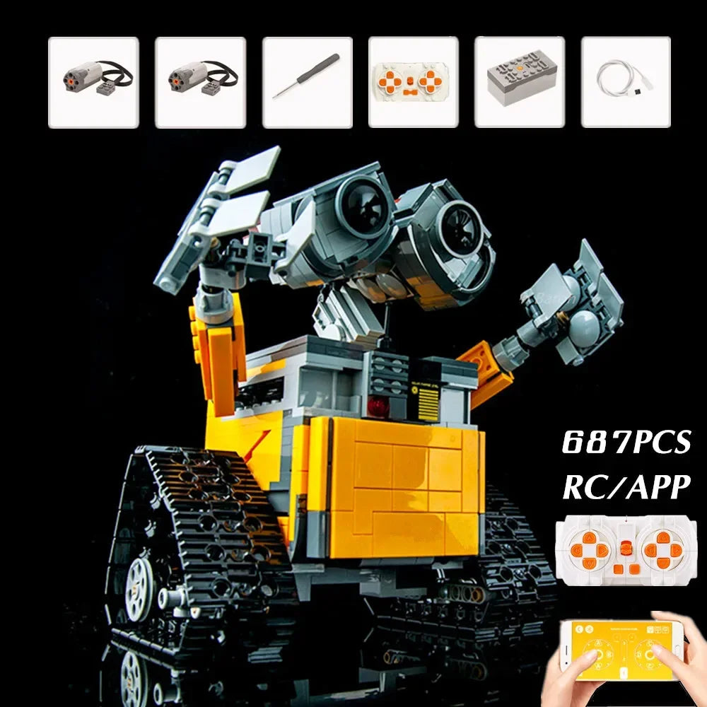 Robot WALL-E Télécommandé à Construire - RC Télécommandé