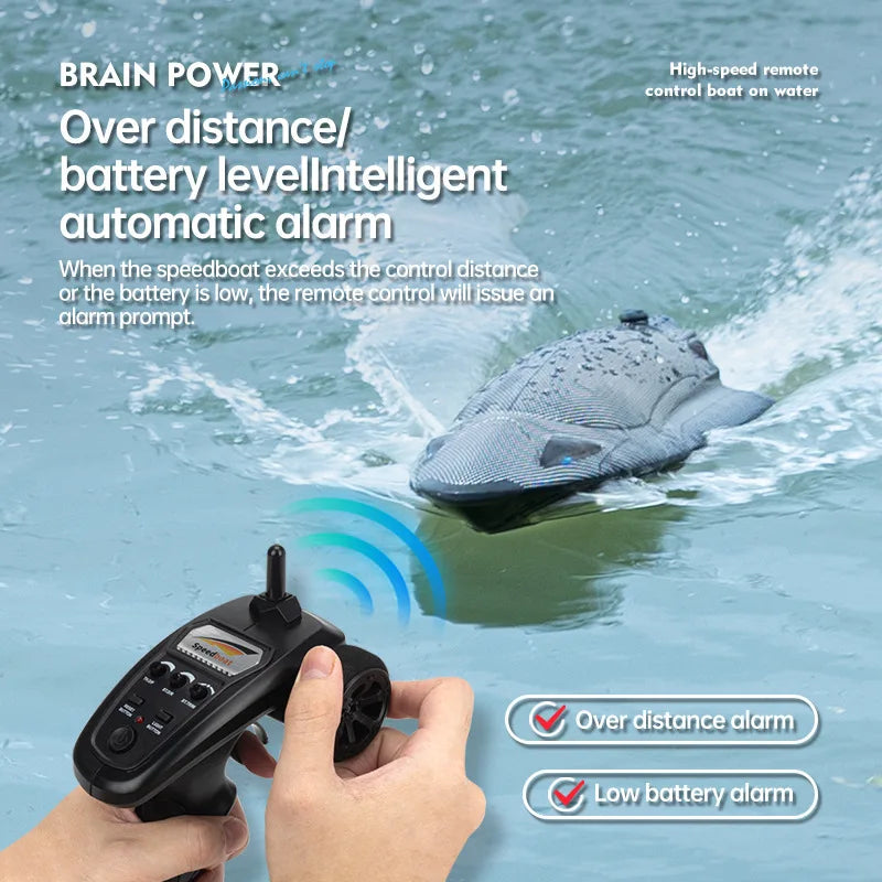 Bateau en Carbone RC (Nage Comme un Poisson) - RC Télécommandé