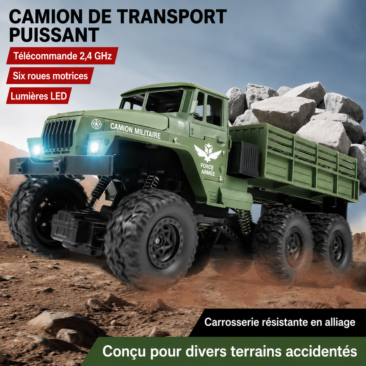 Camion Militaire Télécommandé