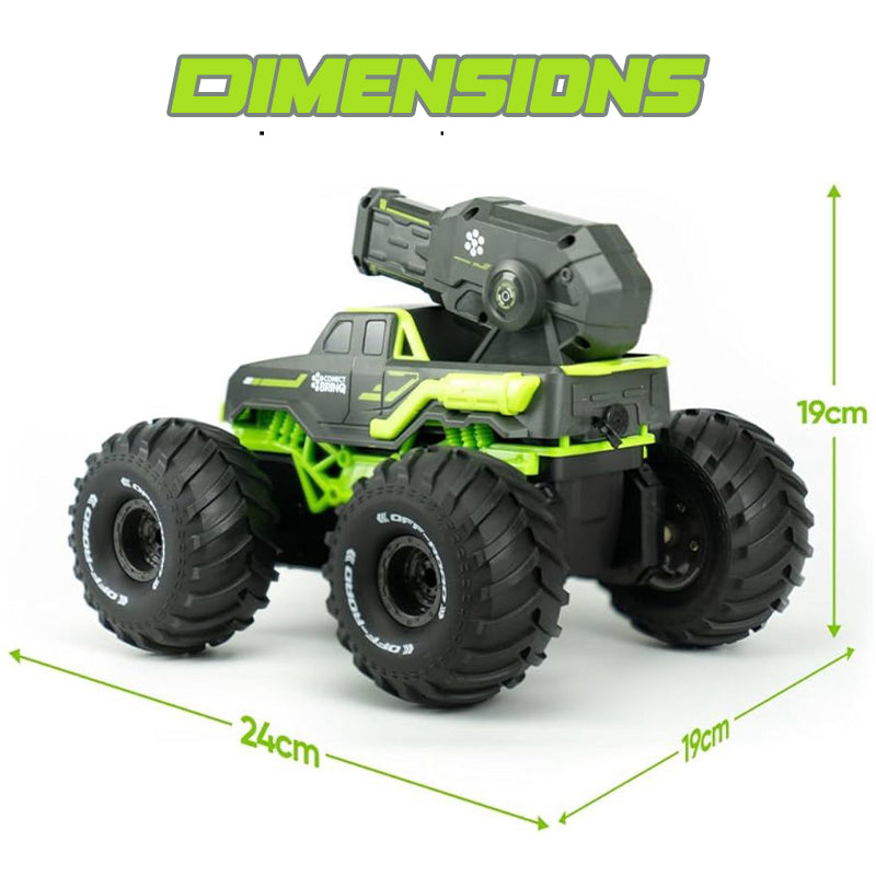 Monster Truck Amphibie Télécommandé avec Canon à Eau - RC Télécommandé