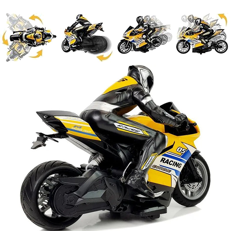 Moto jaune - RC Télécommandé