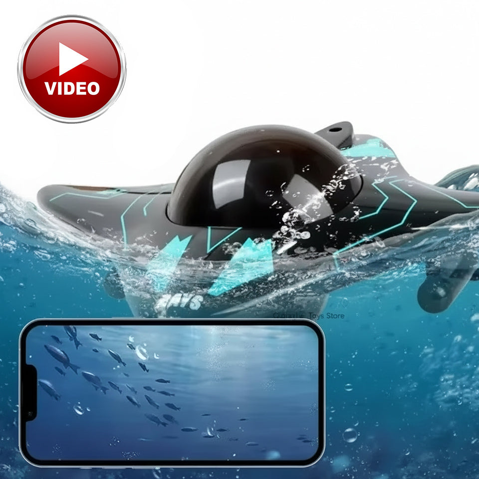 Bateau Sous-Marin RC avec Caméra - RC Télécommandé