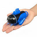 Jorzer sous-Marin télécommandé étanche, Jouet de Simulation pour Enfants, radiocommandée dans Toutes Les Directions, Rechargeable par USB, pour piscines, réservoir d'eau, Jouet Blanc