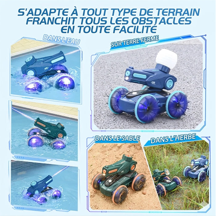 Voiture Canon à Eau Télécommandée - RC Télécommandé