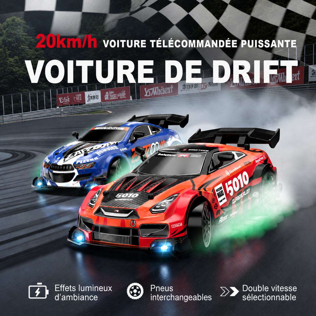 Voiture Radiocommandée - RC Télécommandé