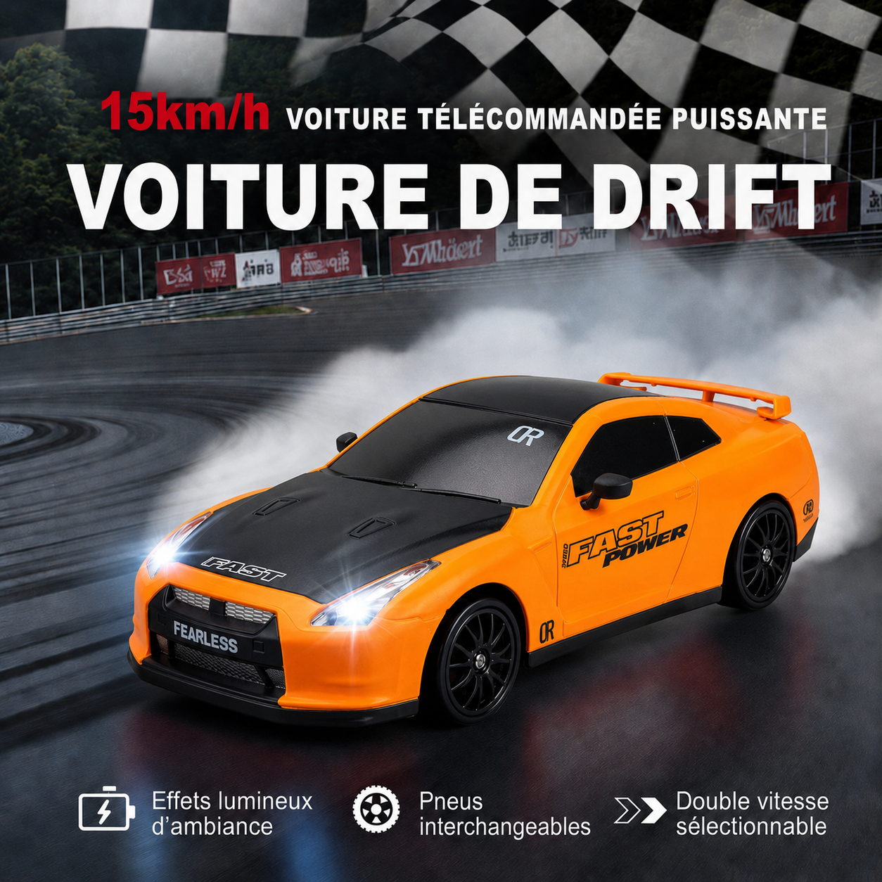 Voiture Radiocommandée Enfant - RC Télécommandé