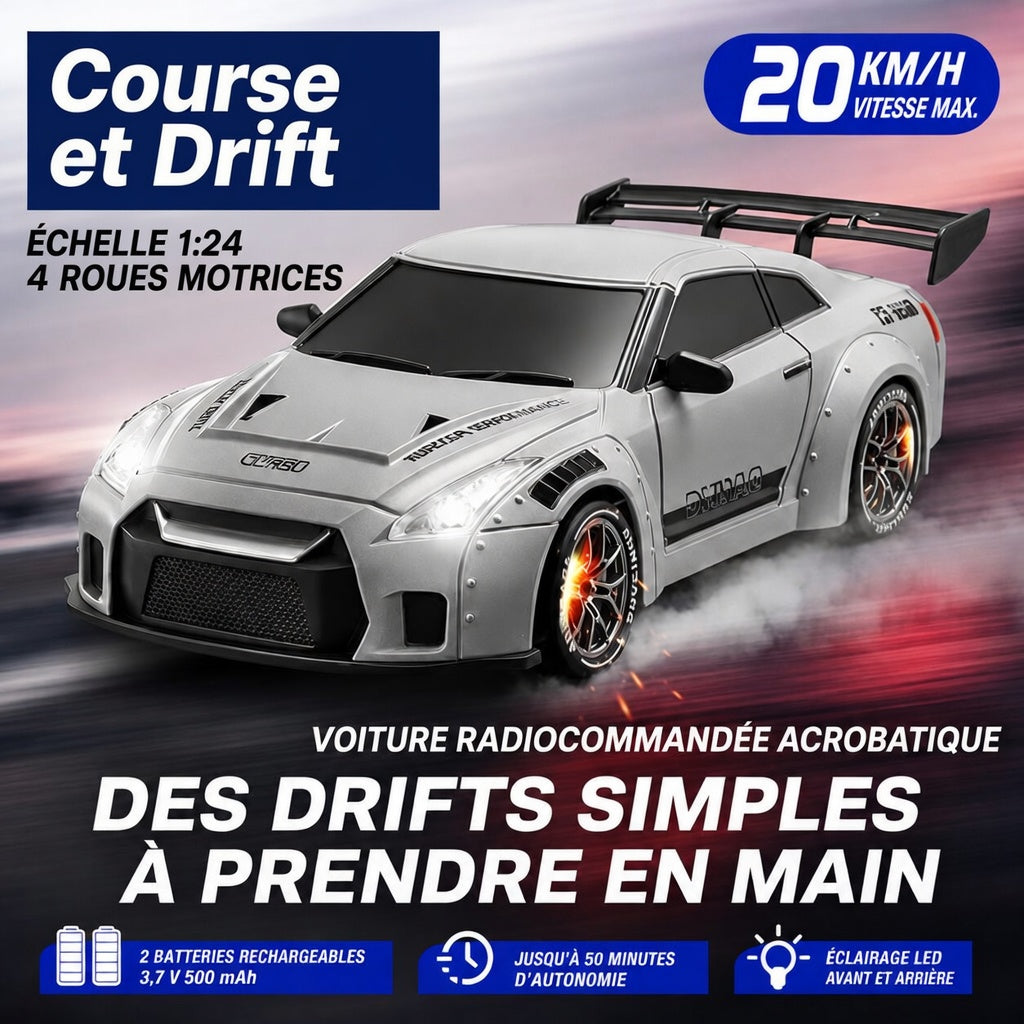 Voiture Drift Télécommandée - RC Télécommandé