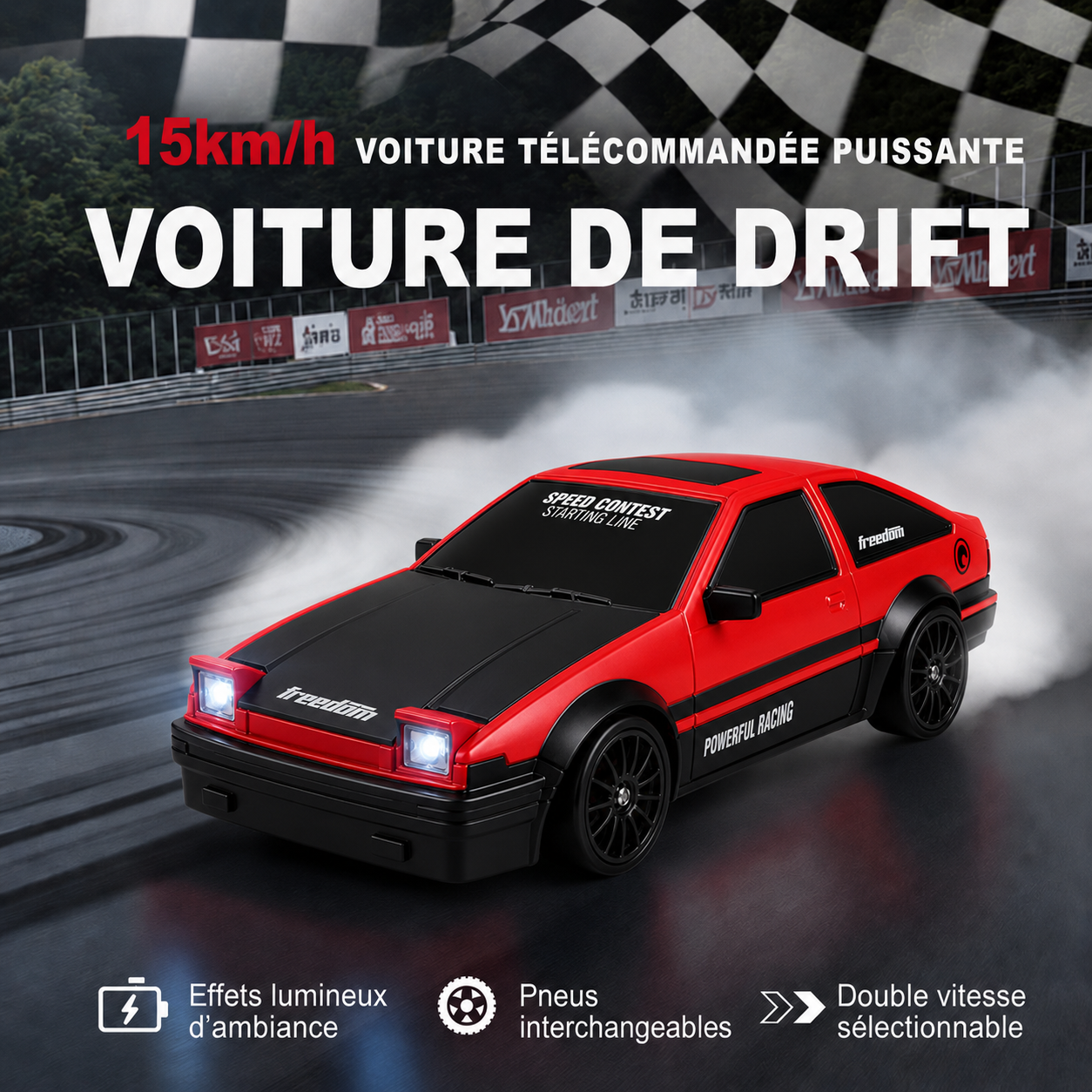 Voiture Télécommandée Drift - RC Télécommandé